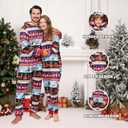 VNVNE Matching Christmas Onesie Pajamas for Women/Men/Couples/Family, Xmas Holiday Long Sleeve One-Piece Adults Pjs Sleepwear (8-10 Years, Truck Dwarf)