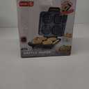 DASH Multi Mini Waffle Maker - Four 4 Waffle Molds, Nonstick Waffle Iron with Quick Heat-Up, Nonstick Surface - Perfect Mini Waffle Maker for Kids and Families, Just Add Batter (Graphite)