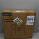 Toilet Seat Risers for Seniors, Raised Toilet Seat with Handles, Adjustable Height & Width, Cozy Padded 400lb Elevated Toilet Seat, Fit Any Toilet