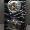 Outdoor & Indoor Portable Propane Stove, Single & Double Burners with Gas Premium Hose for Backyard Kitchen, Camping Grill, Hiking Cooking, Outdoor Recreation (RQ62-LARGE,2Burners)