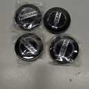4PCS Wheel Center Caps for Nissan, 54mm/2.12" Car Wheel Hub Caps ABS Rim Center Hub Cover (Black)