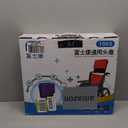 yuwell Wheelchair Headrest Attachment, Universal for Self-propelled Wheelchair Transport Chair (Adjustable Distance 16-19 inches) (Black)