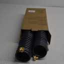 Coil Hose 50FT EVA Coil Garden Hose With 3/4'' Brass Connector Coiled Water Hose Lightweight And No Kink Includes 7 Patterns Spray Nozzle For Outdoors Lawn Watering Car Washing (Gray)