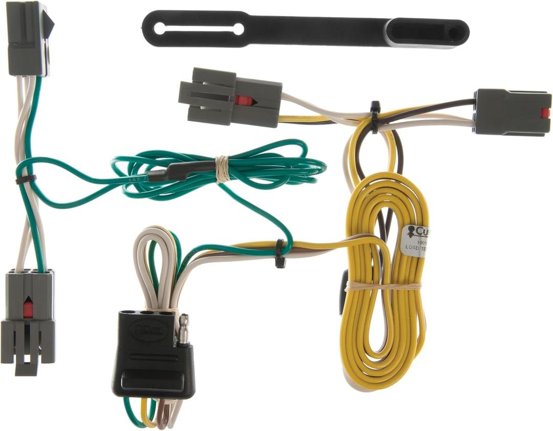 CURT 55326 Vehicle-Side Custom 4-Pin Trailer Wiring Harness, Compatible with Select Crown Victoria, Mustang, Grand Marquis
