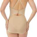Maidenform Women's Ultra Firm Control Body Shaper with Convertible Built-In Underwire Bra (Beige)