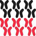 24Pcs Ski & Snowboard Boots Fitting J Bars Self-Adhesive Foam Padding to Reduce Heel Lift & Ankle Blisters While Skiing or Snowboarding, Also Called L-Bar Ski Boots Inserts Pad