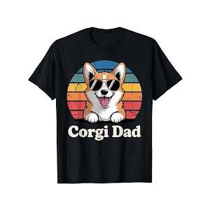 Corgi Dad Tshirt Black (2XL)