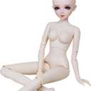 Proudoll 1/3 BJD Doll White Skin Customized Doll Body 60cm 24Inch Hand Painted Movable Ball Jointed SD Dolls PVC DIY (Aure)