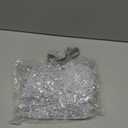 FOIMAS 48pcs Christmas Snowflake Icicle Ornament,Large Acrylic Icicle Snowflake Drop Hanging Ornaments with Silver String for Christmas Tree Home Decoration (Clear)