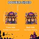 WEUOPG Diamond Art Hanging Kit for Adults, DIY Acrylic Diamond Art Painting Window Pendants Home Garden Wall Hanging Kits, Halloween Hanging Ornament (TP013)