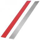 304 Brushed Stainless Steel Sheet Gap Filler, Metal Trim Strip for Wall Oven/Microwave Combo/Range/Cooktop, Self-Adhesive Gap Cover, 30 Inches Long, 2 Inches Wide, One Piece