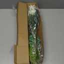 FOTEEWL 70 Pcs Artificial Greenery Stems Box Set,with 8 Kinds of Faux Plants and Fake Flowers for DIY Bridal Bouquets Wedding Floral Arrangement Table Centerpieces Decoration (Sage Green & White)