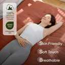 ZonLi Japanese Floor Futon Mattress Twin Size 75"x 39", 100% Cotton Cover 2.5'' Thicken Tatami Mattress, Foldable Sleeping Pad, Portable Dormitory Tatami Mat, Roll Up Floor Lounger Bed for Adult (Cinnamon)