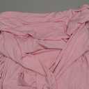 Glampunch Off Shoulders Maternity Dress Long Sleeve Ruched Maternity Gown Baby Shower Photography Pregnant Dress (Large, Pink.)