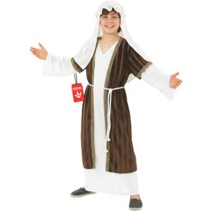 fun shack Brown Shepherd Costume for Kids, Boys Shepherd Costume, Christmas Costumes for Kids, Boys Nativity Costumes (Medium)