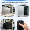 380UT Chamberlain klik5u-bk2 klik3u-bk Garage Door Opener Remote Clicker, 375UT Universal Garage Door Remote for Lift Master Craftsman Genie, Dip Switch (Black 2PC)