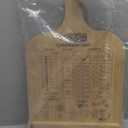 Cookbook Stand for Kitchen Counter, Bamboo Cookbook Holder, Foldable Cook Book Holder, Adjustable Recipe Book Stand, Cook Book Stand with Measurement Conversion Chart