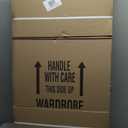 UBOXES Space Savers Wardrobe Moving Boxes With Hanger 20" x 20" x 34" (3 Pack)