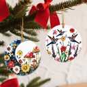 Christmas Ornaments, Hummingbird Ornament, Christmas Tree Ornaments, Xmas Decorations, Holiday Decorations, Gifts for Hummingbird Lovers, Holiday Party Gifts, and Xmas Gift Ideas