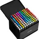 120 Colors Alcohol Markers Artist Drawing Art Dual Tip Markers Perfect for Kids Boys Girls Students Adult