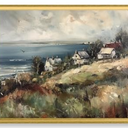 Art Shoppe Framed Print Wall Art, Vintage Wall Dcor for Living Room, Bedroom, Office, High-Resolution Image on Premium Art Paper, 3/4" Frame with Plexiglass Front, Ready to Hang, 17"x21"