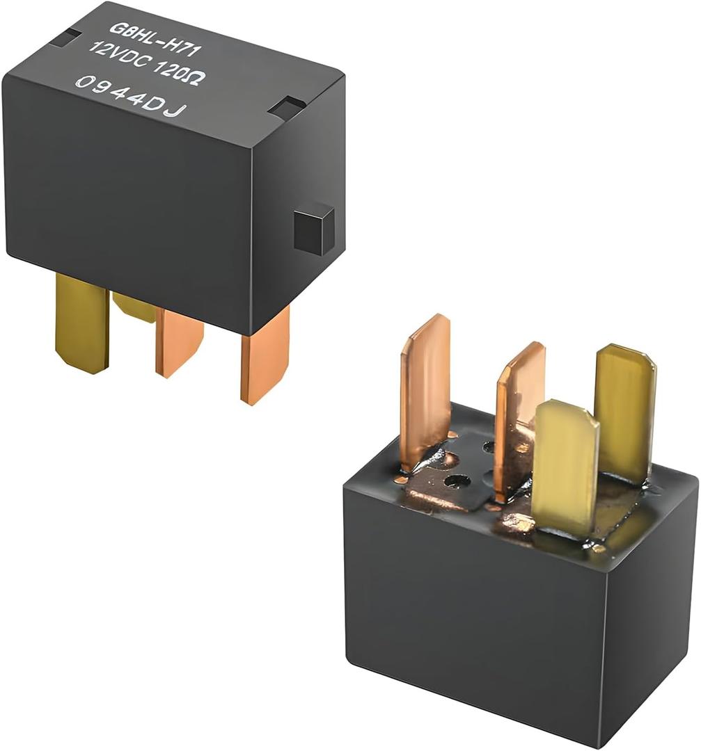 Ohleats 2PCS Car AC Relay, G8HL-H71 AC and Starter Relays Replace 39794-SDA-A03, Power Relay Assembly Starter Replacement, 4 Pins Multiple Use Relays Plug for Accord, Civic, Element, CR-V CR-Z