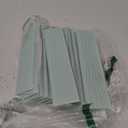 Lovdeco Light Green Water Wave Glass Subway Tile, 3 x 12 Inch, 4 Sq Ft, Backsplash for Bathroom Kitchen Wall, 16-Pack