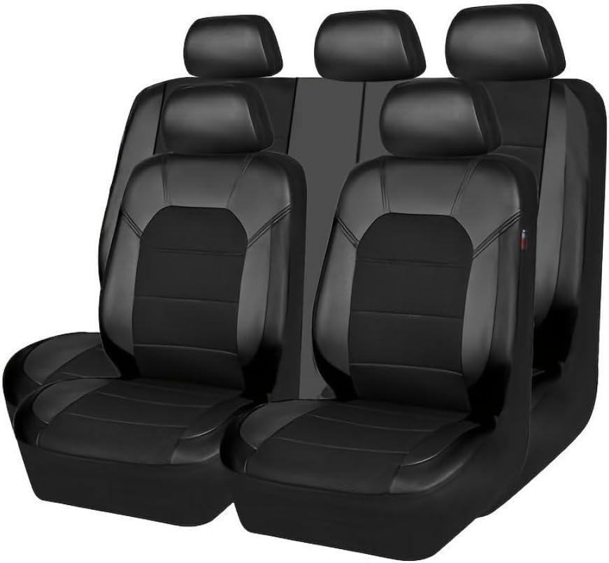 Car Seat Cover for BMW I3, Breathable Comfortable Auto Front Rear Seats Covers Sets Interior Protect Accessories, Black