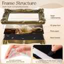 8 Pcs Vintage Picture Frames Set for Gallery Wall Gold Bronze Ornate