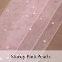 Pink Pearl Tablecloth Wedding Party Home Decor 55 x 120 inch