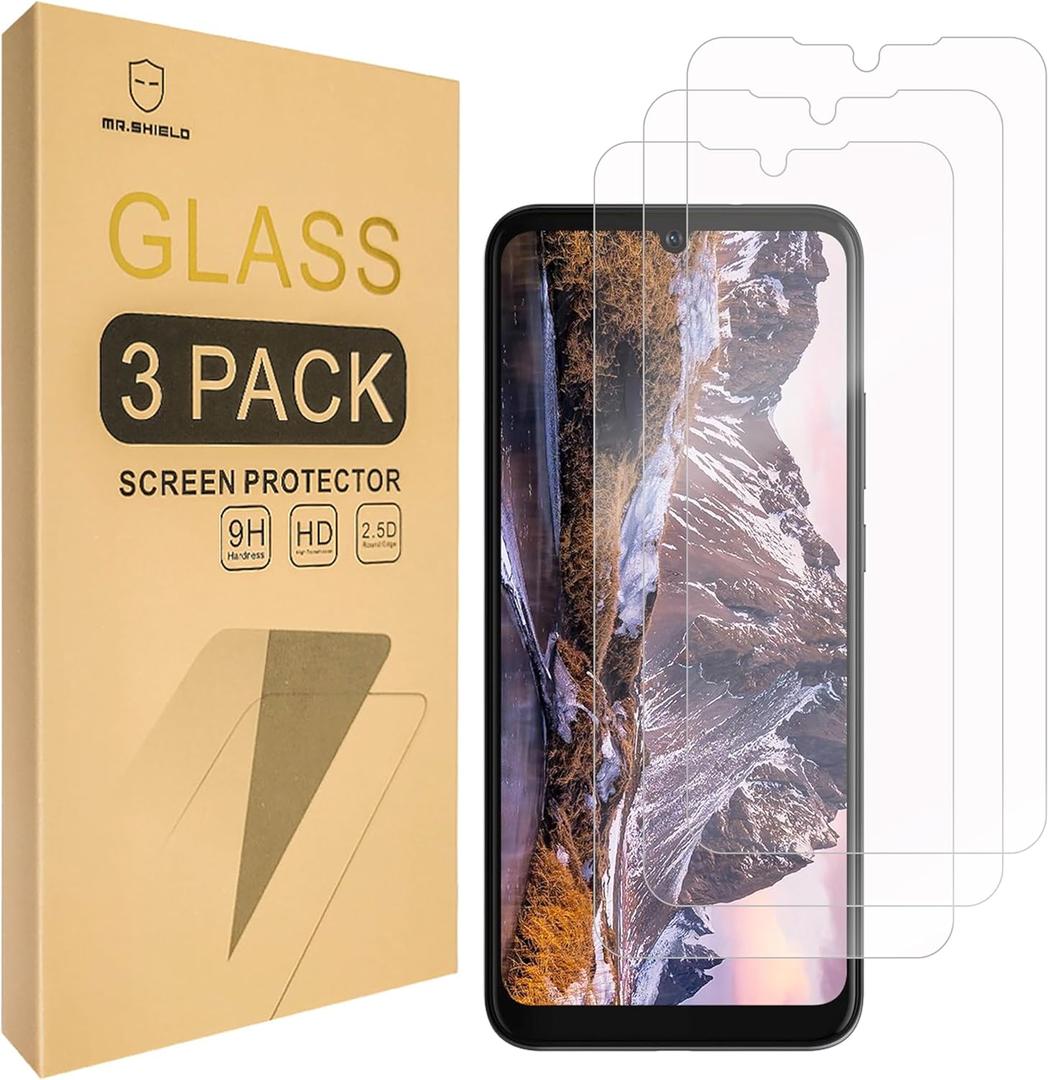 Mr.Shield Screen Protector compatible with BLU View 5 Pro [Tempered Glass] [3-PACK] [Japan Glass with 9H Hardness]