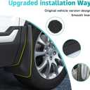 Mud Flaps Compatible with Chevrolet Blazer EV Accessories 2026 2025 2024 Splash Guards All Weather Fender Guard Mudguards Sediment Protection No Need to Drill Holes NOT FIT SS Models