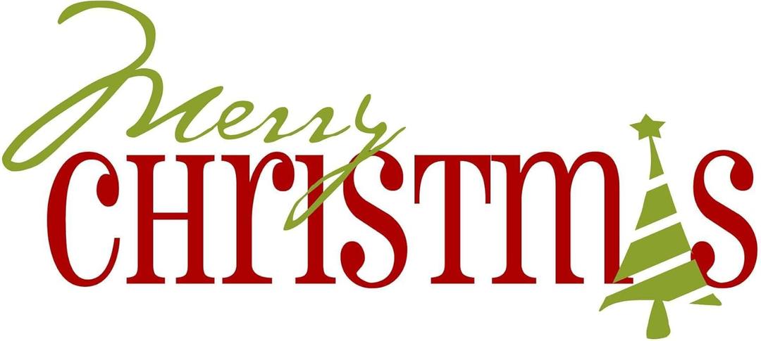 Family Merry Christmas Vibrant Quote Wall Decal Decoration Christmas Holidays Dcor Beautiful Christmas Tree Silhouette Holiday Gift Lasts Years and Easily Removable - Size: 20 in(W) x 10 in(H)