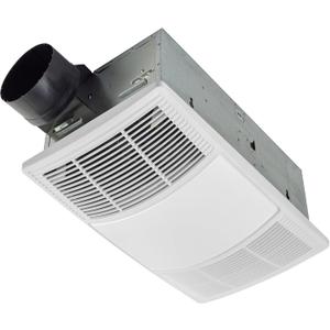 Broan-NuTone Non-Lit PowerHeat Bathroom Exhaust Fan and Heater, 80 CFM, 1.5 Sones, White