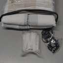 Natural Linen Pinch Pleated Curtains Blackout 100% Black Out Curtains 80 Inches Long 2 Panels Pinch Pleat Two Layer Drapes with Liner Back Tab Thermal Insulated Blackout Drapes for Bedroom Cream