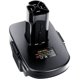 DM18GL Battery Adapter for Milwaukee 18V and for DeWalt 18V Lithium Battery Convert to only for Craftsman 19.2 Volt BatteryCan't for 20V Battery