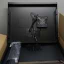 Tecmojo 6U Wall Mount Server Cabinet IT Network Rack Enclosure Lockable Door and Side Panels Black, Cooling Fan, Standard Glass Door, 450mm Depth, for 19 IT Equipment, A/V Devices