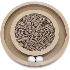 Best Pet Supplies Catify Cat Scratcher, Fun Interactive Scratchers, Posts, Poles, Claw Safe, Furniture Saver Indoor Play Support Natural Cat Behaviors Heavy Duty - Scratch & Spin