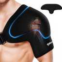 Shoulder Ice Pack Wrap with Triple Coldfocus Expert Gel for Long-Lasting Rotator Cuff Cold Therapy, Shoulder ice Brace Rotator Cuff Cold Therapy for for Pain Relief, Post Recovery (Universal)