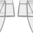 2-Pack Shower Door Bottom Seal (1/4'' X 39'') Glass Shower Door Seal Strip with Drip Rail Frameless Shower Door Sweep can Covers up to 13mm Gap