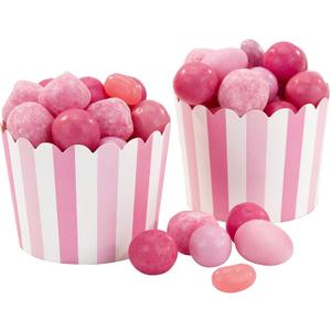 Talking Tables Kids Party Pink Treat Tubs Cups, Pack of 20, Height 15cm, 6",