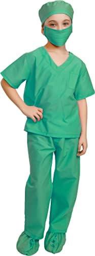 Dress Up America Doctor Scrubs For Kids - Doctor And Nurse Costume For Children M (8-10)
