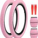 ZUKKA 20 x 2.125 Bike Tire 20 Inch Tires Kids Bike Tire Folding Replacement Tire for Kids Bike MTB Mountain Bike, Pack 1