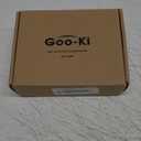 Goo-Ki 6 Pack 4" Center to Center Champagne Bronze Modern Cabinet Pulls Solid Contemporary Home Improvement Hardware Drawer Pulls Zinc Alloy Kitchen Handles