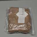 Decorus Women's Shapewear Tank Bodysuits - Plunge V Neck Sleeveless Shapewear Built in Bra V Backless Thong Body suits TopsLarge, Brown (Mid Thigh))