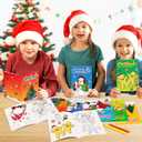 D-FantiX 24Pack Christmas Coloring Book for Kids, Christmas Party Favors for Kids, Holiday Activities Gift for Boys Girls, Xmas Treats Prizes Stockings Goodie Bags Stuffer Filler Party Supplies