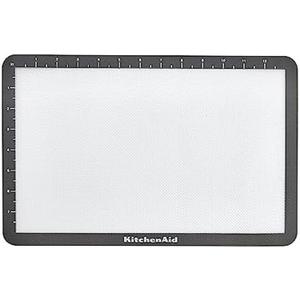 KitchenAid Silicone Medium Baking Mat, 9x14-Inch, Gray