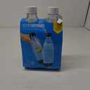sodastream 1L Twin Pack Dishwasher Safe Slim Bottle (White)