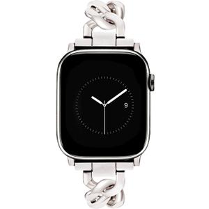JR.DM Starlight Watch Bands for Women Compatible with Apple Watch 46mm 42mm(S3/2/1) 44mm 45mm 49mm Adjustable Metal Single Chain Bracelet for iWatch Series 11/10/9/8/7/6/5/4 SE 3/2/1 Ultra (No Case)
