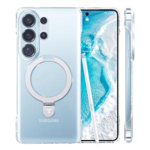 TORRAS Ultra Slim for Samsung Galaxy S26 Ultra Case Clear with Magnetic Stand, [Never Yellow] [Fit for MagSafe] [Openedge]Frameless Thin Minimalist for S26 Ultra Case with Kickstand, Hard Protection